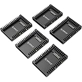 [5Packs] ORICO 2.5 SSD SATA to 3.5 Hard Drive Adapter Internal Drive Bay Converter Mounting Bracket Caddy Tray for 7 / 9.5 / 