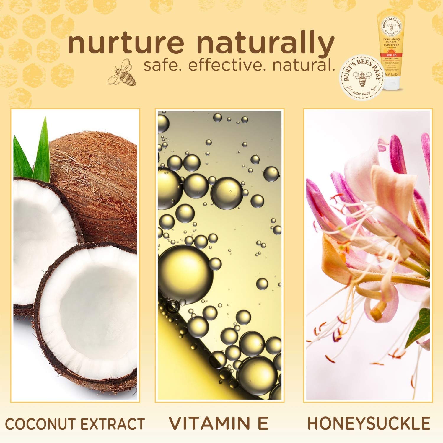 burt's bees baby nourishing mineral sunscreen spf 30