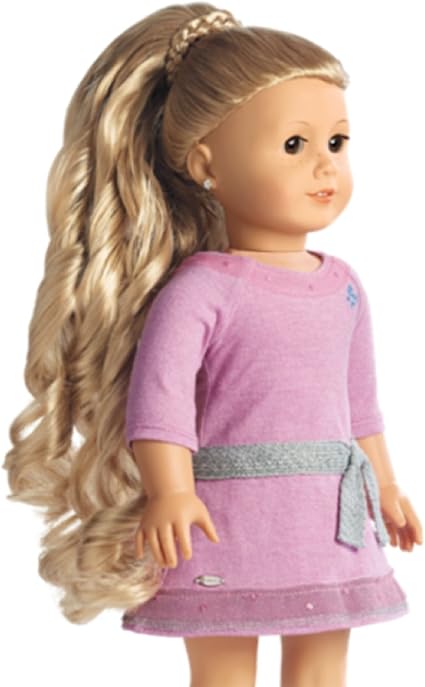 Amazon Com American Girl My Ag Curly Ponytail In Blond For 18