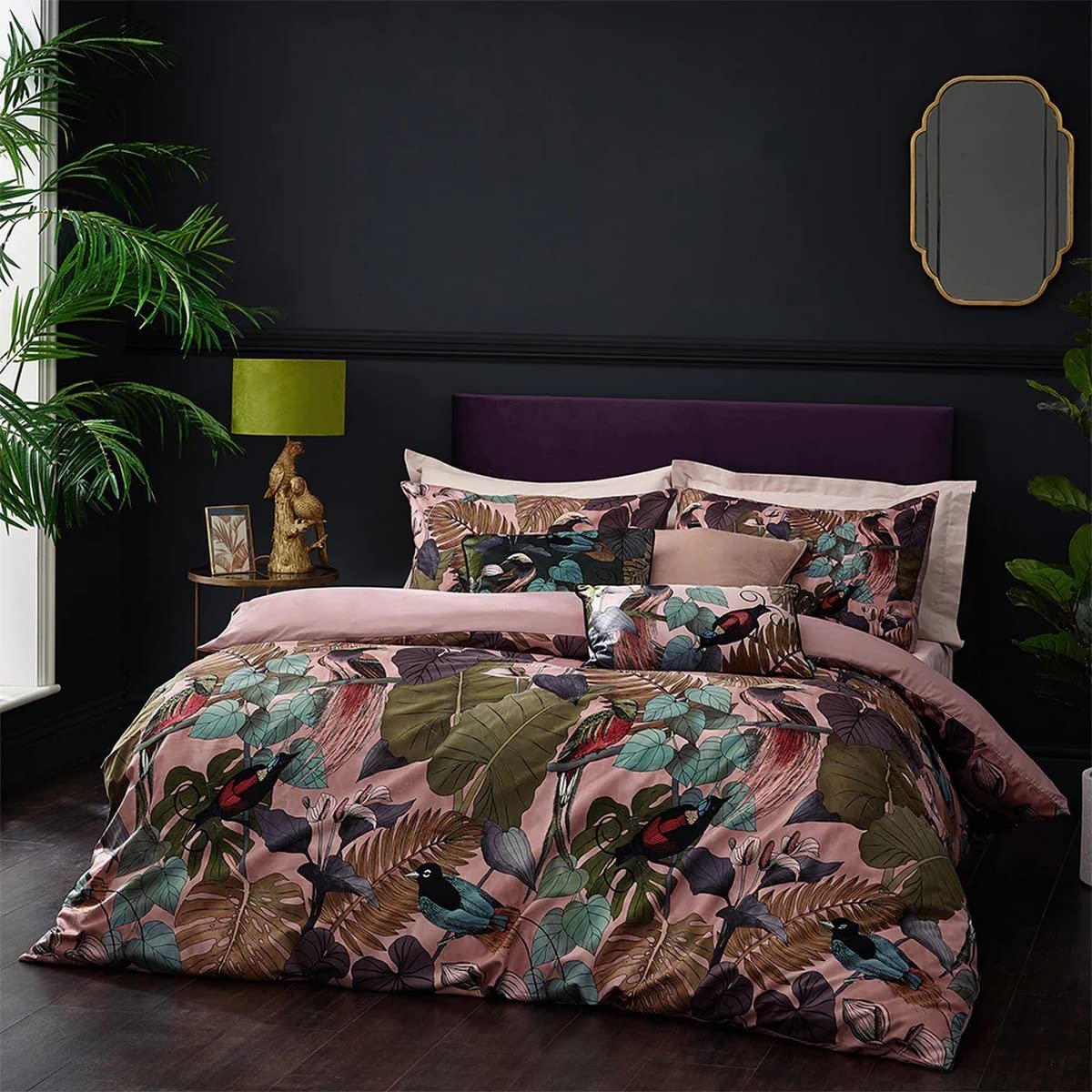 Wylder Tropics Moriyo Duvet Cover Set, Dusky Blush, Single