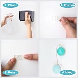 JELLYSUB Indoor Clear Mini Light Clips 60 Clips 80 Strips Christmas Lights view 3