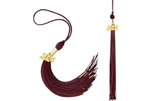 BTMOOZ 2 PCS Graduation Tassel 2024, 2024 Tassel Graduation, 2024 Graduation Tassel, Graduation Cap Tassel, 2024 Tassel with The 2024 Year Charm, 2024 Graduation Hat Decoration Tassel Maroon