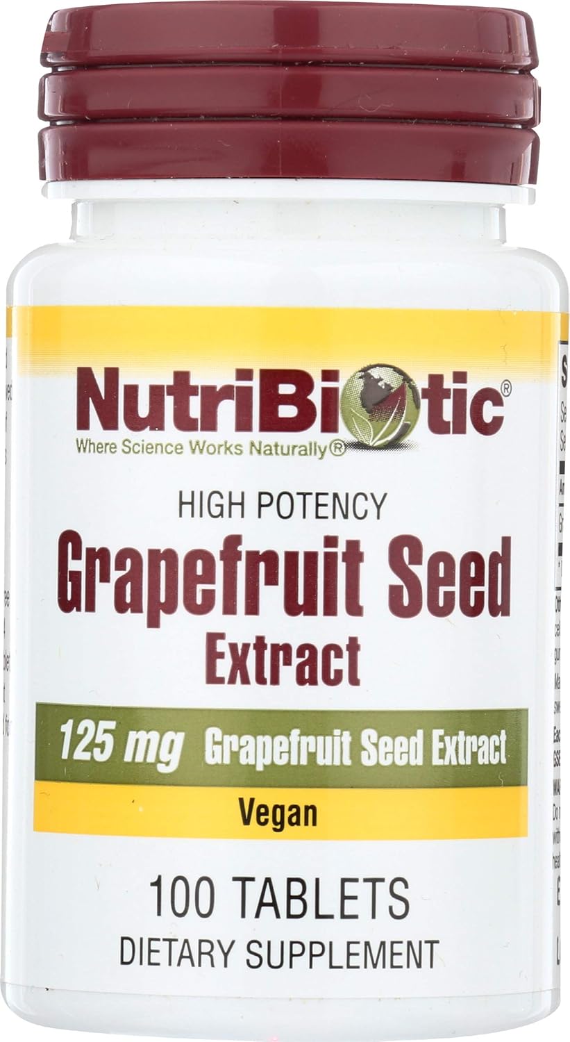 Nutribiotic Gse Tablets, 125 mg, 100 Count: Health & Personal Care