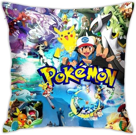 Amazon 枕カバー ポケットモンスター ピカチュウ 抱き枕カバー クッションカバー 抱き枕 カークッション 防ダニ 抗菌 防臭 洗える 肌に優しい ファスナー式 柔らかい ソファ背当て 家庭用 おしゃれ 45 45cm 抱き枕 オンライン通販