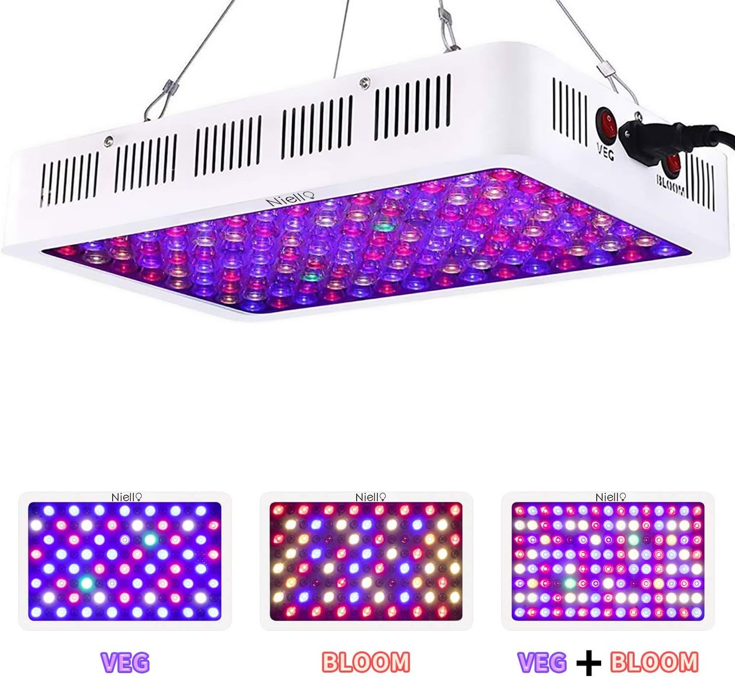 Lampe De Croissance Solaire Jorzer 5m - Bande LED Spectre Complet, Panneau Solaire, Pour Plantes Intérieur/extérieur