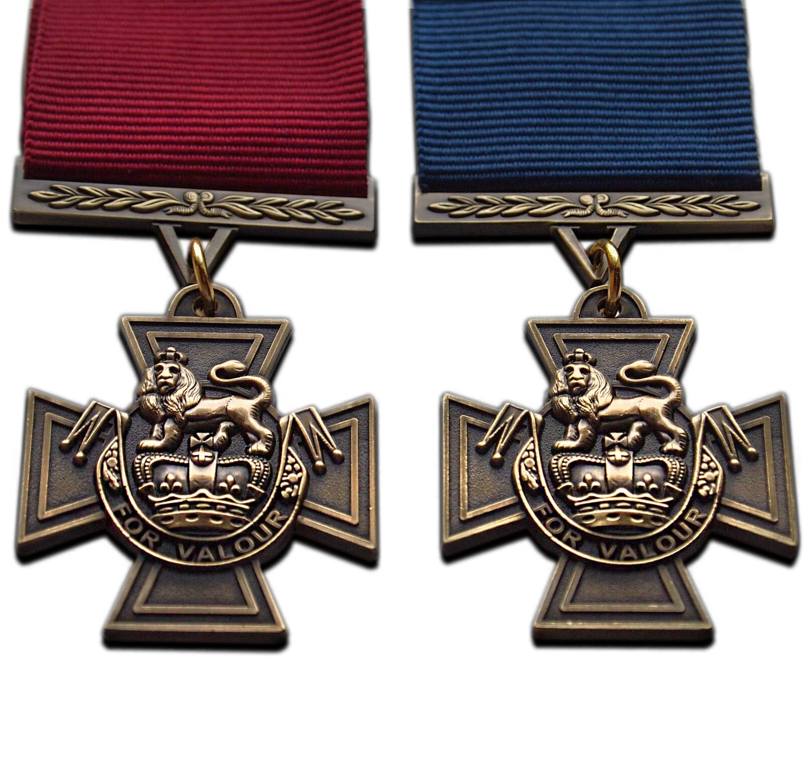 Trikoty Victoria Cross Medal Set 2x Award Highest British Military Medal for Conspicuous Bravery UK ARMY NAVY RAF Reproduction