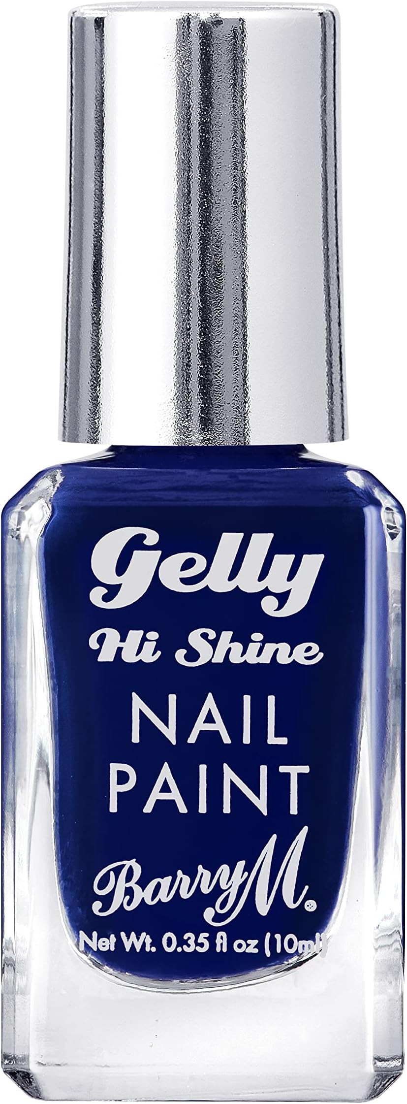 Barry M Gelly Hi Shine Nail Paint Dark Blue Aronia Berry