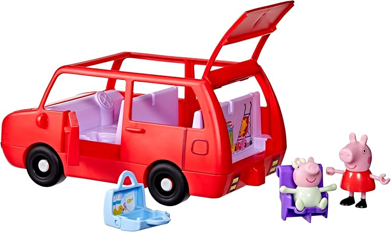 Peppa Pig Big Family Car Playset – Peppa & Baby Evie Included