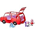 Peppa Pig Peppa's Big Family Car with 2 Figures (Fits 5), Toy Car Playset for Girls and Boys 3 and Up