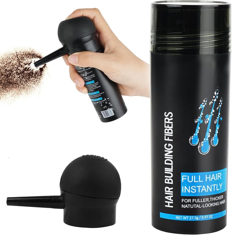LOPHE Professional Keratin Hair Fibers Brown Separate Nozzle For Thinning Hair