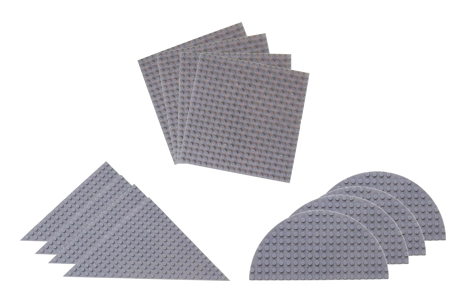 Strictly Briks Pack de bases para construir Formas triangulares semicirculares y cuadradas