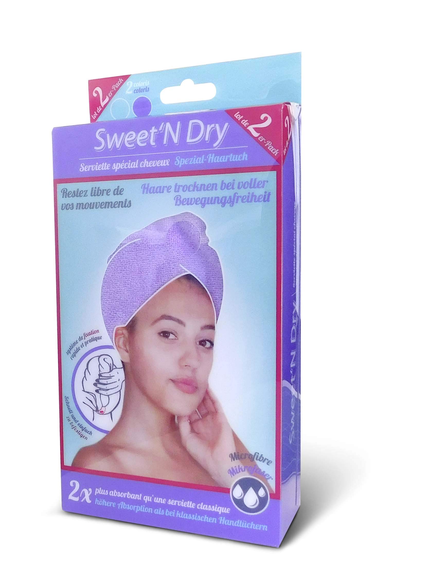 Sweet'N Dry Microfibre Towels Pack of 2 Blue
