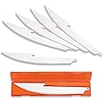 OUTDOOR EDGE 3.5" RazorSafe Replacement 5.0" Boning/Fillet Knife Blades - 6 Pieces plus Blade Storage Box