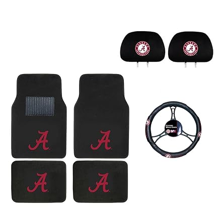 Amazon Com Multi B University Of Alabama Head Rest Cover Floor
