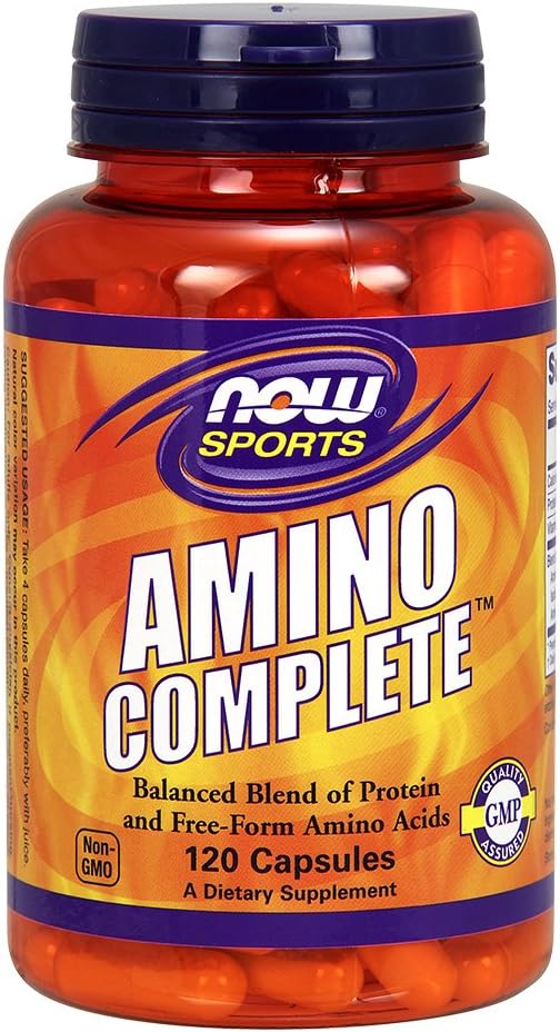 Amazon.com: NOW Amino Complete, 120 Capsules (Pack of 2): Health ...