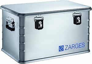 ZARGES Caja de aluminio MiniPlus 60 litros 600 x 400 x 330 mm ...