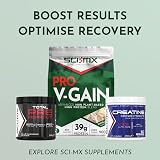 SCI-MX PRO V-GAIN 900g Vanilla Plant Protein Soy Pea Rice 37g/serv view 5