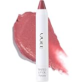 Ogee Tinted Sculpted Lip Oil - Lip Stain Made with 100% Organic Coconut Oil, Jojoba Oil, and Vitamin E - Best as Lip Balm, Lip Color or Lip Treatment - ROSALIA