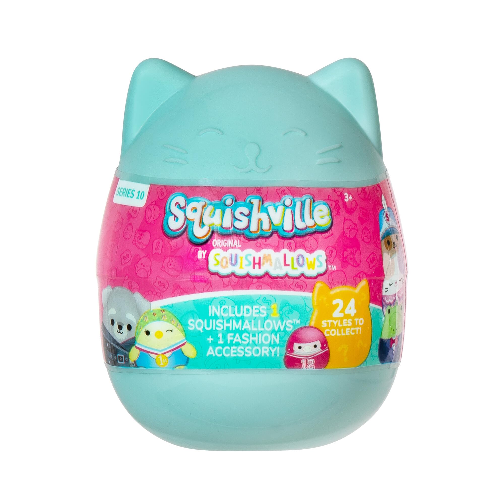Squishmallows Squishville, Series 10 - Assorted Single - Official Kellytoy - Collectible Mini Stuffed Animal Toy Plush & Accessories, Styles May Vary - Add to Your Squad - Gift for Kids, Girls & Boys