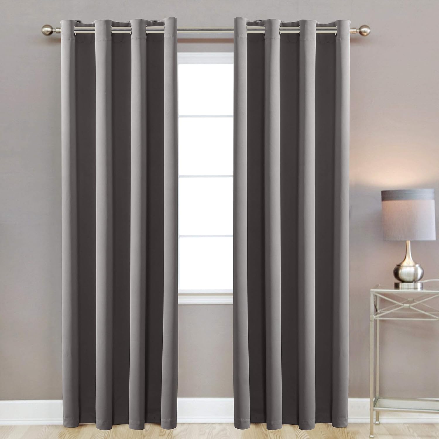 Amazon Com 108 Inch Wide X 98 Inch Extra Tall Textured Grey Gray