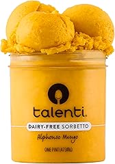 Talenti Sorbetto For a Delicious Non-Dairy Ice Cream Alternative Alphonso Mango Made With Non-GMO Ingredients 1 pint