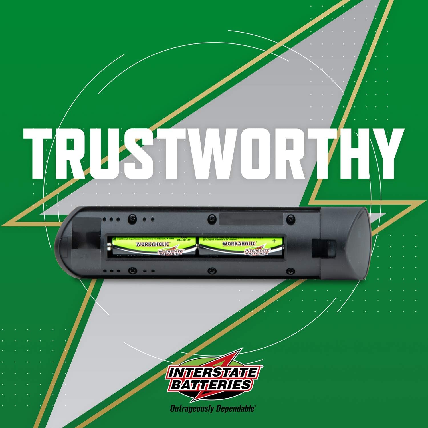 Interstate Batteries AA Alkaline Battery 200 Pack - Workaholic (DRY7001): Home Audio & Theater