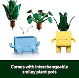 LEGO Botanicals Happy Plants Toy 10349 Kids Craft Kit with 2 Artificial Plants view 5