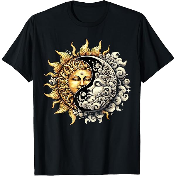 Amazon.com: Live by The Sun Feel by The Moon Spirituality T-Shirt