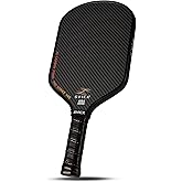 SVICX Carbon Fiber Pickleball Paddle 16mm – Professional Pickleball Paddles with Superior Control, Power & Spin – Extended Handle for Two-Handed Grip, USAPA Approved
