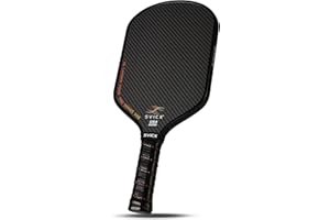 SVICX Pickleball Paddles,Pickleball Paddles Set of 2,Professional Carbon Fiber Pickleball Paddle-16mm,Superior Control,Strong Power and Forceful Spin,Extended Handle for Two-Handed Grip,USAPA Approved