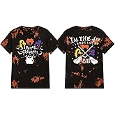 Women's Fall Outfits Halloween Shirts Hocus Pocus Shirt Sanderson Sisters Shirt Front and Back Graphic Tees 1 Piece