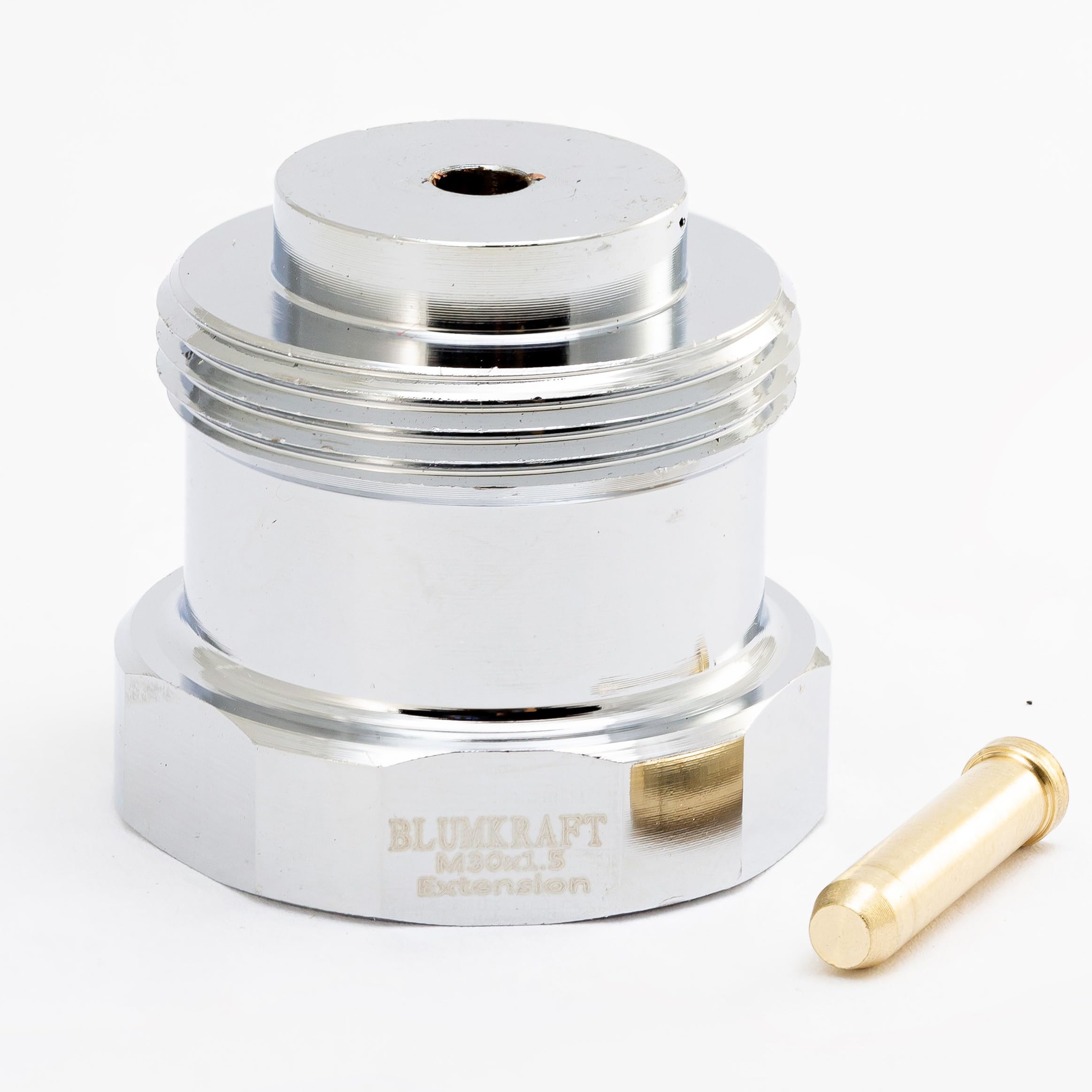 BLUMKRAFT Extension 20 mm for thermostatic valve M30 x 1.5 compatible with Oventrop Unibox