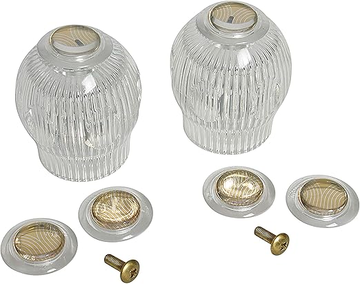 Danco 88671 Pair Of Faucet Handles For Sterling Tub Shower Clear