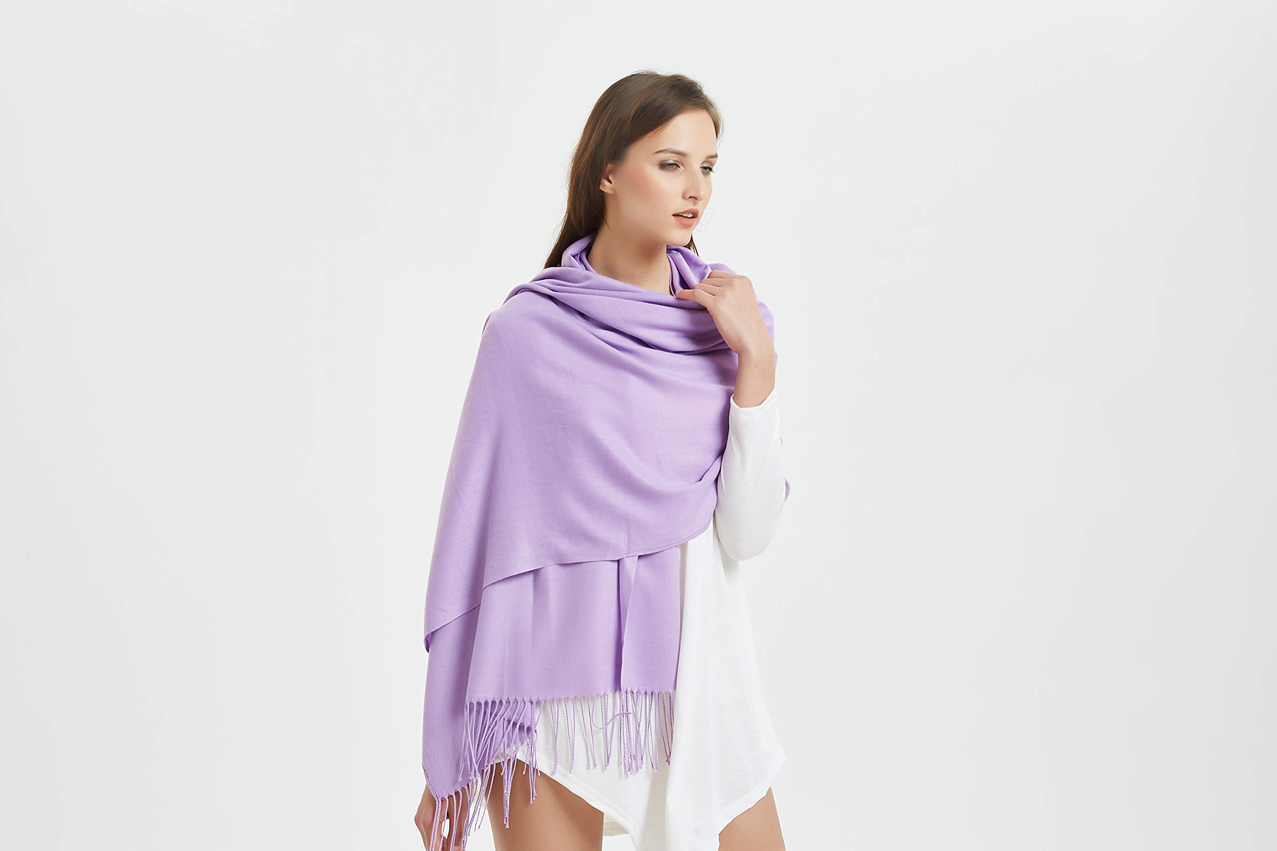 VIVIAN & VINCENT Large Extra Soft Cashmere Blend Women Pashmina Shawl Wrap Stole Scarf VIVIAN & VINCENT Large Extra Soft Cashmere Blend Women Pashmina Shawl Wrap Stole Scarf