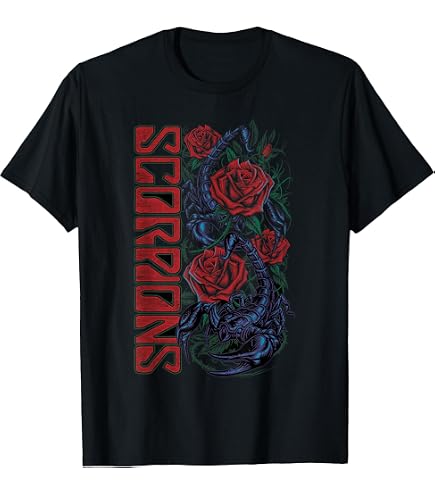 Amazon.com: Official Scorpions Sting in The Tail T-Shirt