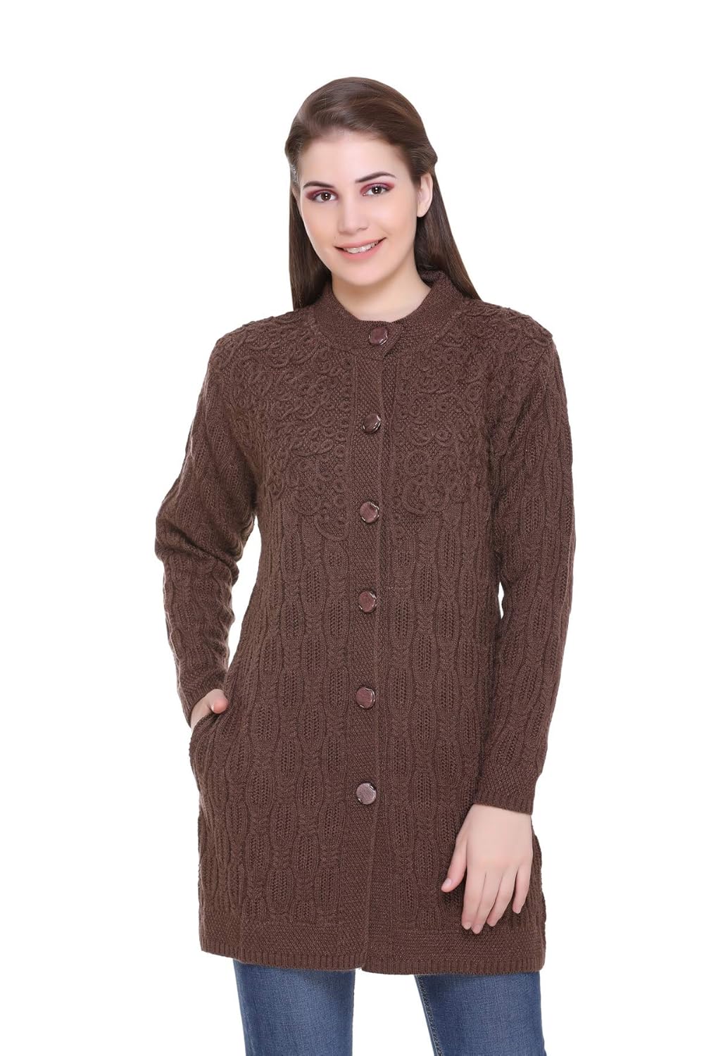 zoravie women's winter woolen coat