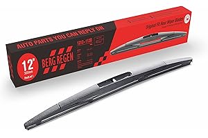 BERG REGEN 12" (H306) Rear Wiper Blade Replacement For Honda CRV 22-17 BRV 21-18 Element 11-03/Toyota Corolla 22-19/Nissan Murano 23-09 Armada 23-05 Pathfinder 12-05 Versa 19-14 Back Wiper-12-B
