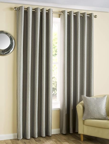 Design Studio Curtains Zelus Graphite 229 X 137 Cm Amazon Co Uk