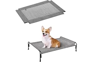 Veehoo Dog Bed Replacement Cover for CWC2204, Size M, Black Silver