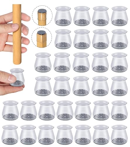 32pcs Chair Leg Floor Protectors,Bar stools Leg Protectors Caps