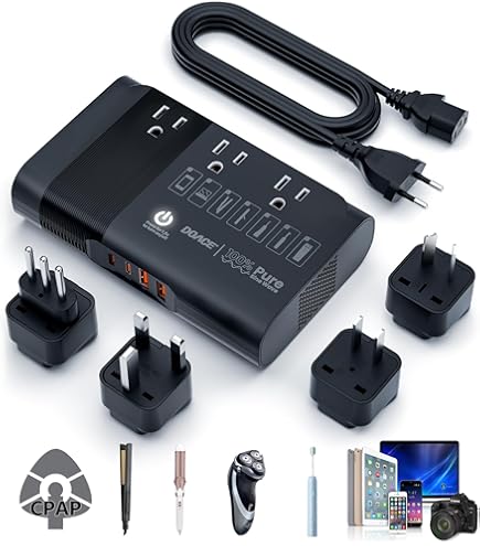 Amazon.com: GoHz 2kVA Frequency Converter, Single Phase 240V 50Hz