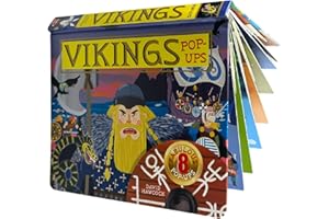 Vikings Pop-Ups: 8 Fabulous Pop-Ups (Happy Fox Books) Pop-Up Book for Kids Ages 6 and Up - Exciting Scenes, Fun Facts, and Interactive Elements in a Sturdy Hardcover