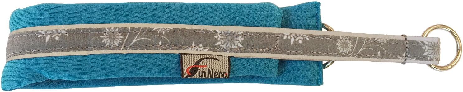 FinNero Pet Products, Finland – SNOW SPORT Soft, Neoprene Dog Collar (2,5 (40-47 cm), Turquoise)