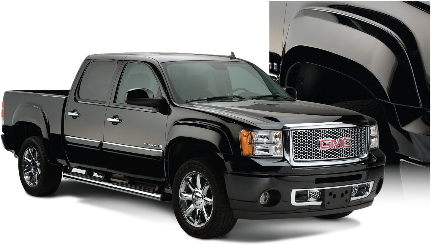 Bushwacker GMC OE Style Fender Flare Set of 4, Fender Flares Amazon