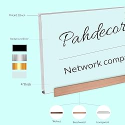 Pahdecor Desk Name Plate Personalized Custom