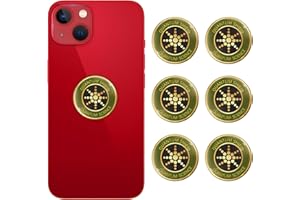 HOQIOE 6 Pcs Protection Cell Phone Stickers 99% Effective Protector Cell & Smart Phones/Laptops/Tablets/TV/Monitors - All Devices Brown Cyan, JF-04