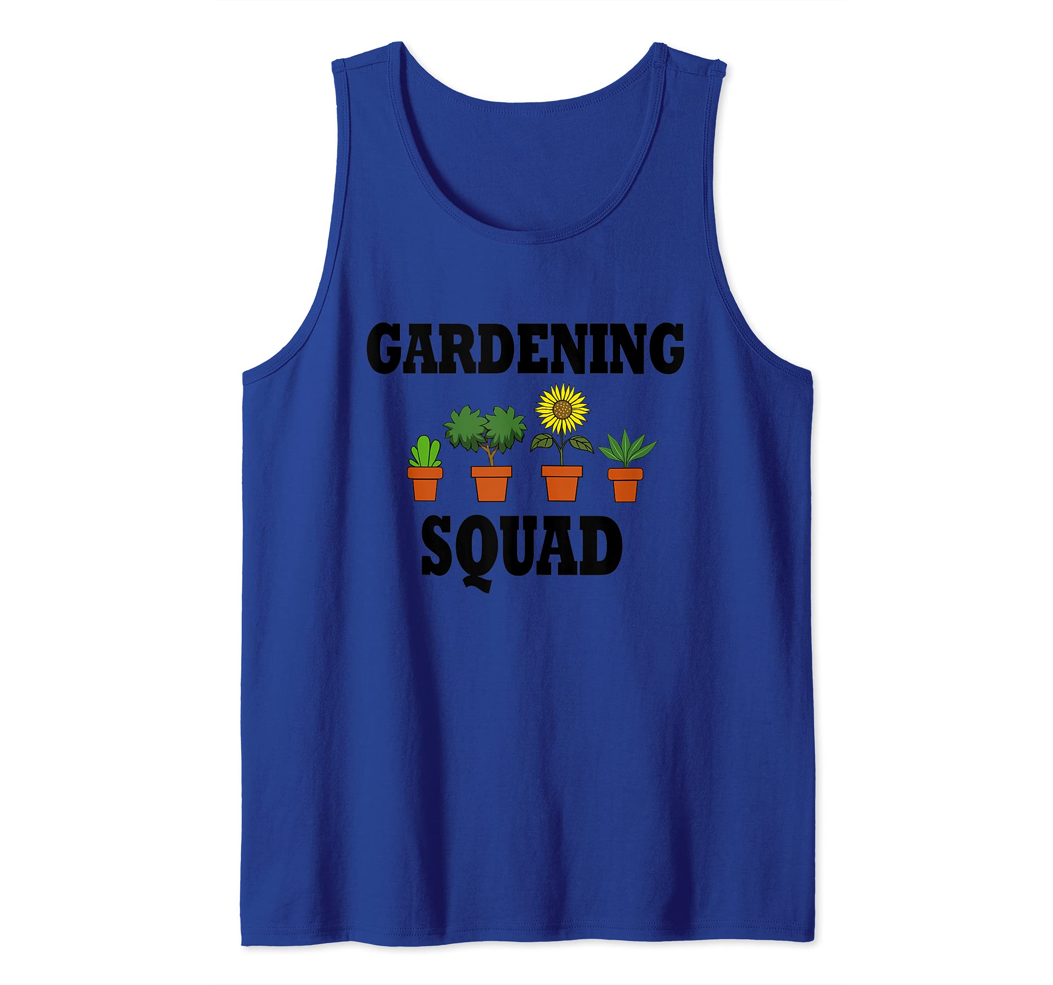 Ironic Gardening Squad for Gardener Plants Tank Top