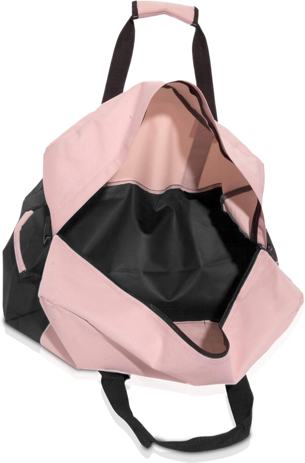 21" Large Duffle Bag with Adjustable Strap (Pink): Clothing