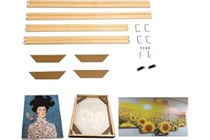 GAOHOU DIY 40 * 50cm Canvas Stretcher Bars Frames Wooden Strips Kits for Oil Painting Art