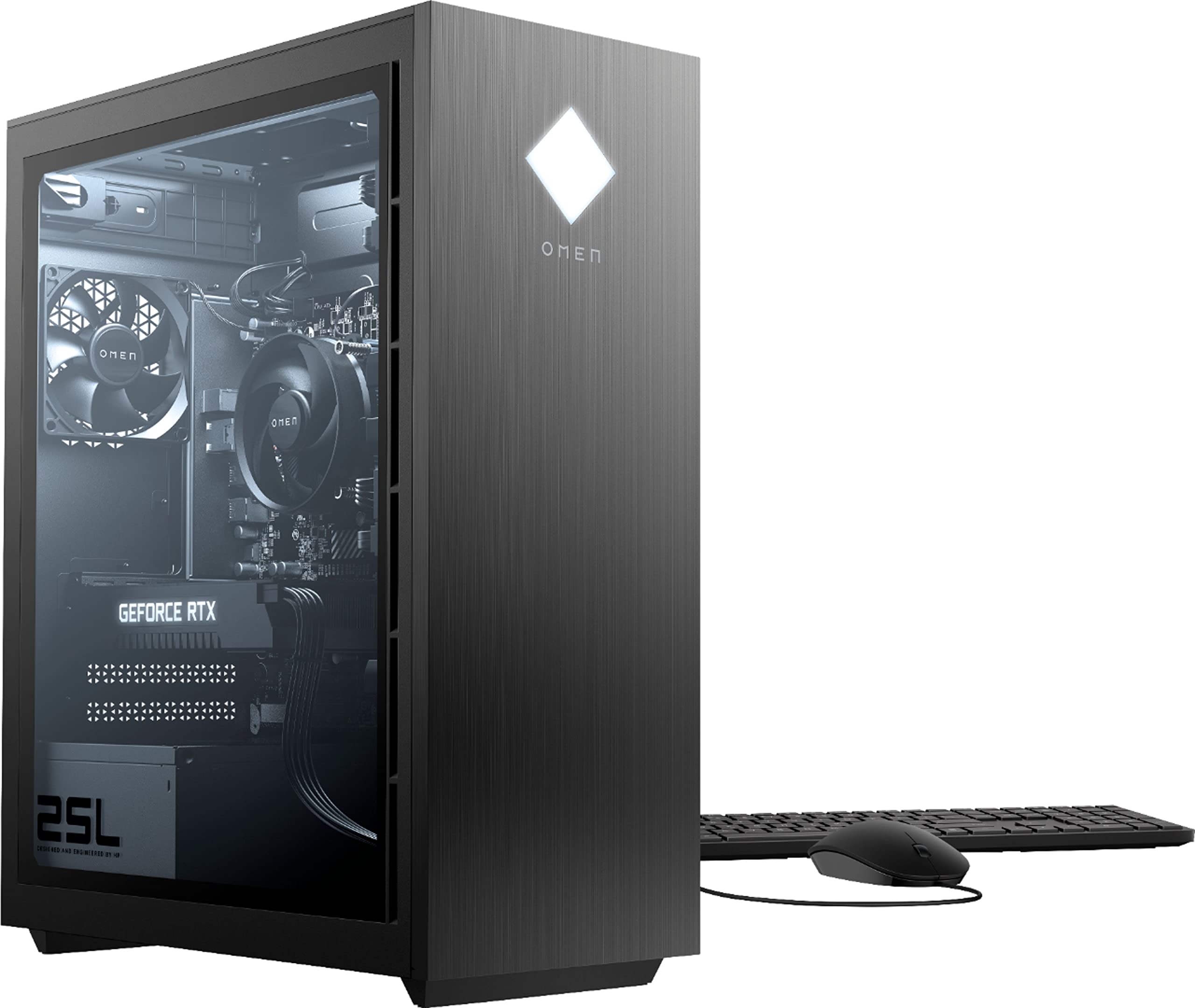 25L Gaming Desktop PC, NVIDIA GeForce GTX 1660 Ti, 10th Generation Intel Core i7-10700F Processor, HyperX 16 GB RAM, 512 GB SSD, Windows 10 Home (GT12-0040, 2020)